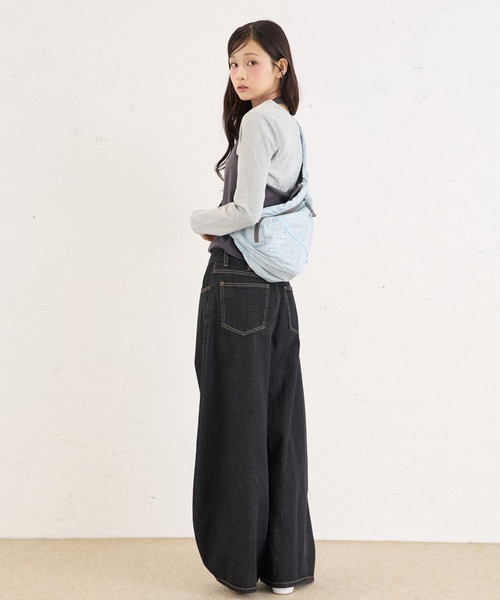 FCMM(エフシーエムエム)の「SHOULDER NAP SACK / ショルダーナップサック(バックパック/リュック・レディース・ライトブルー/グレー・FREE)」の13枚目の写真