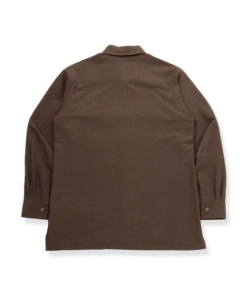 DRESSTERIOR(ドレステリア)の「【ウォッシャブル】スウェードタッチ キュプラフィブリル シャツ(シャツ/ブラウス・メンズ・ブラック/ブラウン系・90)」の19枚目の写真