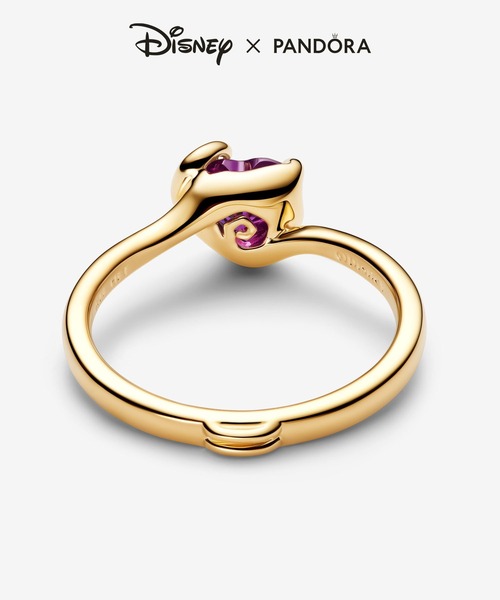 PANDORA(パンドラ)の「ディズニー ナイトメアー・ビフォア・クリスマス サリー パープル ハート リング(リング・レディース・イエローゴールド・60/58/56/54/52/50/48)」の3枚目の写真