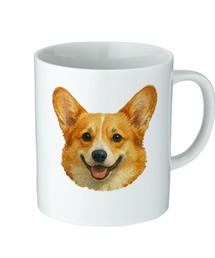 Moftique（モフティック）の「Moftique（モフティック） マグカップ アニマル ペット コーギー ドッグ 犬 昇華転写プリント 310ml 陶器 ギフト ペット（グラス/マグカップ/タンブラー）」