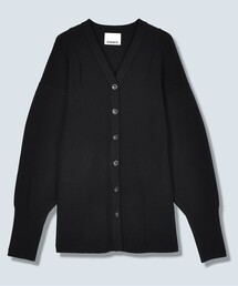 【OMMO(オーエムエムオー)】SQUARESLEEVE V NECK KT CD/スクエアスリーブVネックニットカーディガン