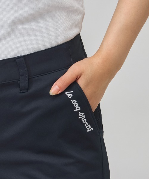 ALPEN / SPORTS DEPO SELECT(アルペンスポーツデポセレクト)の「ルコックスポルティフ ゴルフ lecoqGOLF ルコックゴルフ【レギュラーシルエット】9分丈パンツ(スラックス・レディース・ホワイト/ベージュ/ネイビー・L/XL/M)」の9枚目の写真
