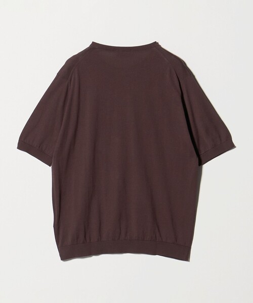 JOHN SMEDLEY(ジョンスメドレー)の「<JOHN SMEDLEY>KIELL/ショートスリーブ ニットTシャツ(ニット/セーター・メンズ・ダークブラウン/ブラック・S)」の3枚目の写真