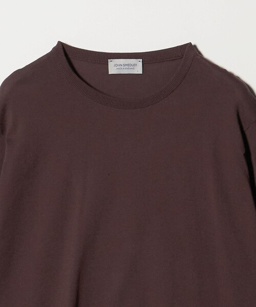 JOHN SMEDLEY(ジョンスメドレー)の「<JOHN SMEDLEY>KIELL/ショートスリーブ ニットTシャツ(ニット/セーター・メンズ・ダークブラウン/ブラック・S)」の4枚目の写真