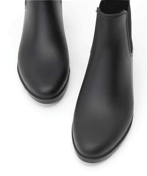 titivate（ティティベイト）の「ｻｲﾄﾞｺﾞｱﾚｲﾝﾌﾞｰﾂ（レインシューズ・レディース・ブラック・L/LL/M/S）」の8枚目の写真