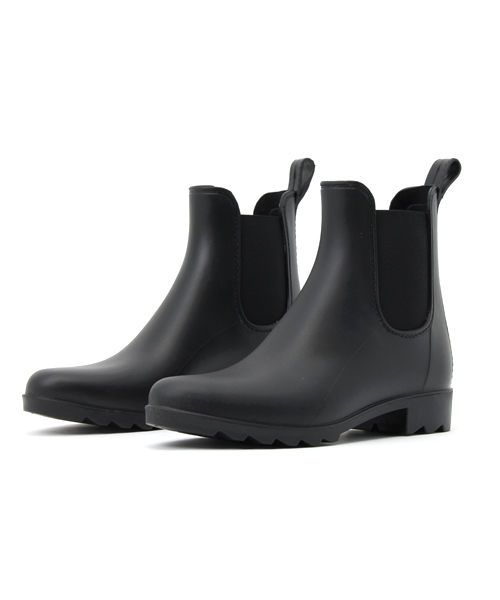 titivate（ティティベイト）の「ｻｲﾄﾞｺﾞｱﾚｲﾝﾌﾞｰﾂ（レインシューズ・レディース・ブラック・L/LL/M/S）」の2枚目の写真