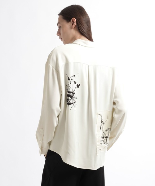 HARE(ハレ)の「ドローイングパッチシャツ/LS(HARE)(シャツ/ブラウス・メンズ・レッド・FREE)」の19枚目の写真