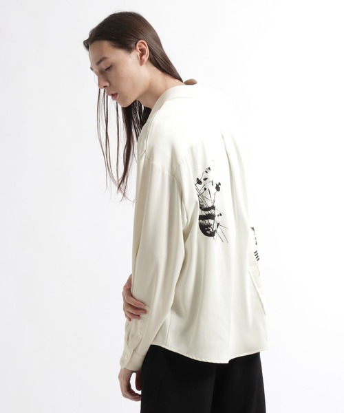 HARE(ハレ)の「ドローイングパッチシャツ/LS(HARE)(シャツ/ブラウス・メンズ・レッド・FREE)」の20枚目の写真