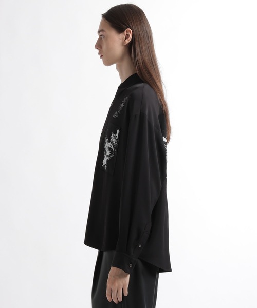 HARE(ハレ)の「ドローイングパッチシャツ/LS(HARE)(シャツ/ブラウス・メンズ・レッド・FREE)」の15枚目の写真
