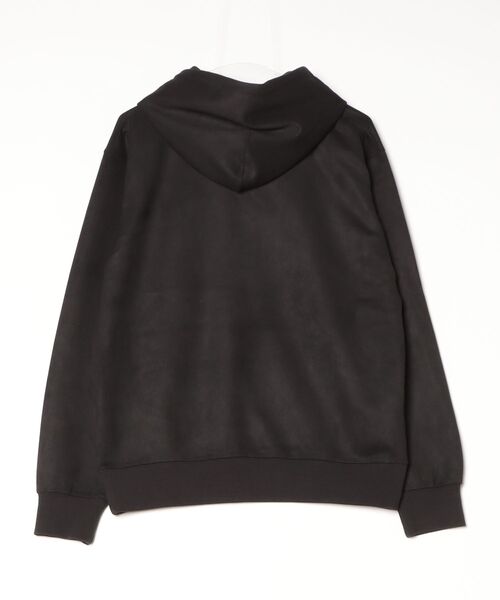 NEW ERA（ニューエラ）の「ニューエラ NEW ERA POLY SUEDE PO HOODIE BLK 263（パーカー・メンズ・ブラック・L/LL/M）」の2枚目の写真