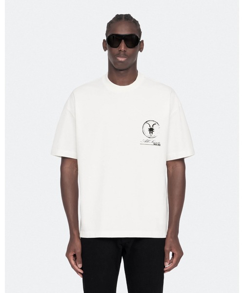 ALLSAINTS(オールセインツ)の「TOKYO ANNI SS CREW | TOKYO ANNI 半袖 クルー(Tシャツ/カットソー・メンズ・ホワイト系その他・M/S/XL/L/XS)」の1枚目の写真