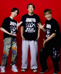 ハードコアチョコレート（ハードコアチョコレート）の「純烈(ブラック)（Tシャツ/カットソー）」