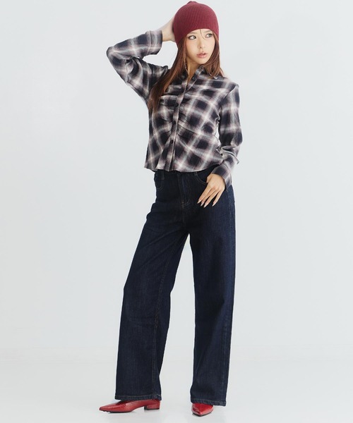 ANAP(アナップ)の「ザ・ストレートデニム(その他パンツ・レディース・インディゴブルー・S/M)」の16枚目の写真
