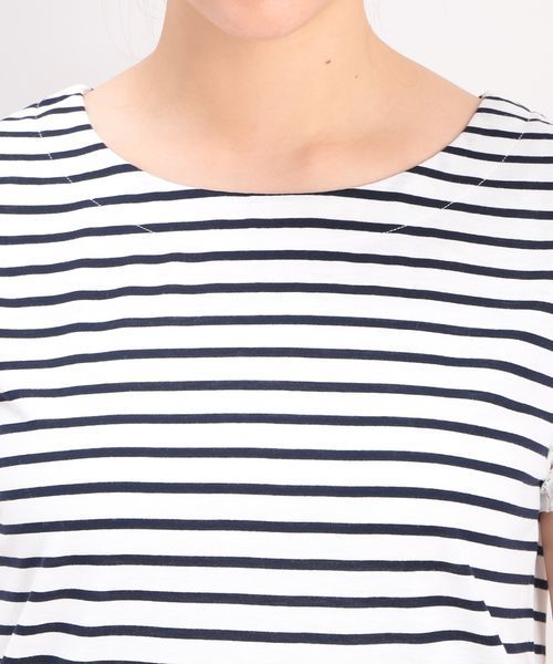 ROPE' PICNIC(ロペピクニック)の「【さらさらUVケアトップス】デオドラントレースプルオーバー(Tシャツ/カットソー・レディース・カーキ/ホワイト/ネイビー/ブルー系その他/サックスブルー・38)」の8枚目の写真
