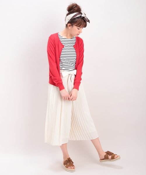 ROPE' PICNIC(ロペピクニック)の「【さらさらUVケアトップス】デオドラントレースプルオーバー(Tシャツ/カットソー・レディース・カーキ/ホワイト/ネイビー/ブルー系その他/サックスブルー・38)」の13枚目の写真