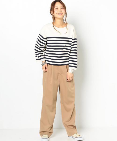 Another Edition(アナザーエディション)の「タックイージーパンツ/AEBC TUCK EASY PT◆(その他パンツ・レディース・ブラック/ベージュ・SMALL/MEDIUM)」の7枚目の写真