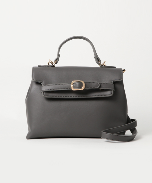 PLAIN CLOTHING（プレーンクロージング）の「フロントベルトハンドバッグ/ショルダーバッグ【PLAIN CLOTHING】（ショルダーバッグ・レディース・ベージュ/レッド/キャメル/グレー/ブラック・FREE）」の20枚目の写真