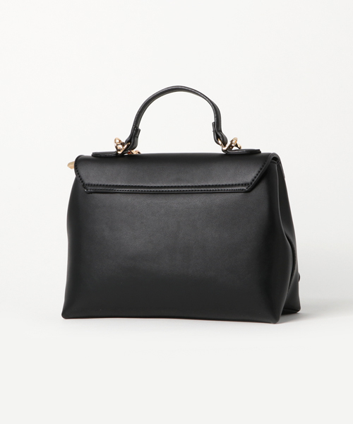 PLAIN CLOTHING（プレーンクロージング）の「フロントベルトハンドバッグ/ショルダーバッグ【PLAIN CLOTHING】（ショルダーバッグ・レディース・ベージュ/レッド/キャメル/グレー/ブラック・FREE）」の6枚目の写真