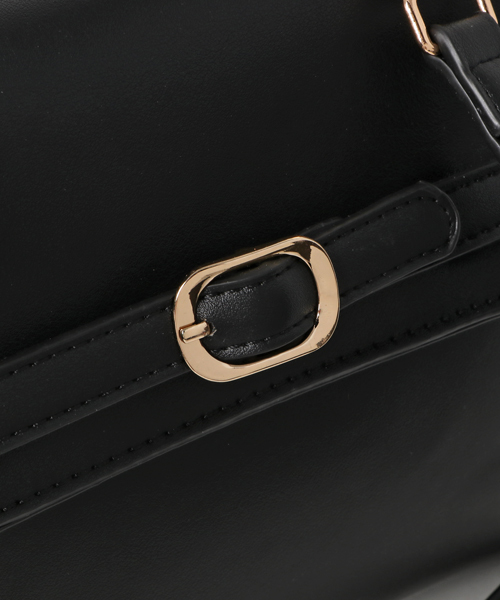 PLAIN CLOTHING（プレーンクロージング）の「フロントベルトハンドバッグ/ショルダーバッグ【PLAIN CLOTHING】（ショルダーバッグ・レディース・ベージュ/レッド/キャメル/グレー/ブラック・FREE）」の9枚目の写真