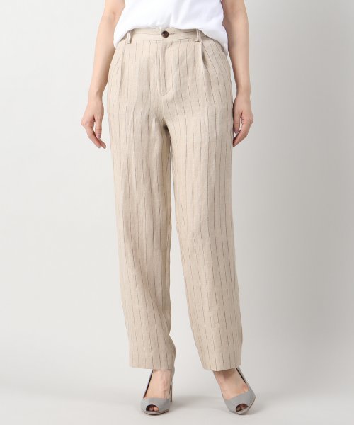plage（プラージュ）の「Linen タックパンツ◆（その他パンツ・レディース・ブラウン/ベージュ・36/34/38）」の16枚目の写真