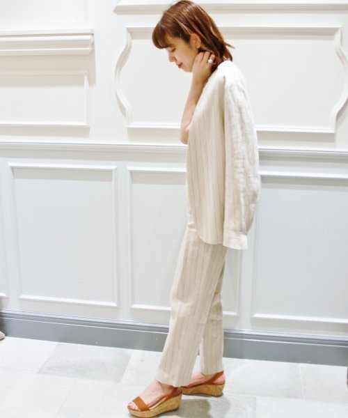 plage（プラージュ）の「Linen タックパンツ◆（その他パンツ・レディース・ブラウン/ベージュ・36/34/38）」の18枚目の写真