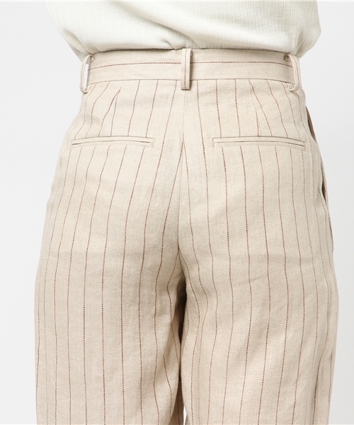 plage（プラージュ）の「Linen タックパンツ◆（その他パンツ・レディース・ブラウン/ベージュ・36/34/38）」の10枚目の写真