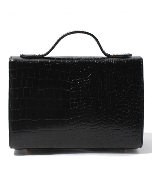 goocy（グースィー）の「ヴィンテージクロコショルダーBag（ショルダーバッグ・レディース・ブラック・FREE）」の3枚目の写真