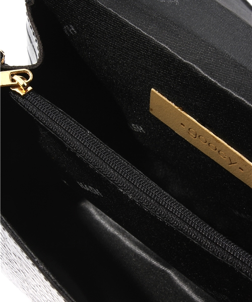 goocy（グースィー）の「ヴィンテージクロコショルダーBag（ショルダーバッグ・レディース・ブラック・FREE）」の4枚目の写真