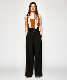 MOUSSY | 2WAY WAIST GATHER WIDE PT(その他パンツ)