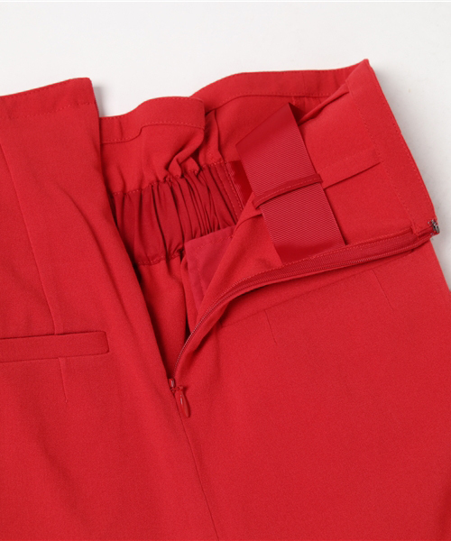 MOUSSY（マウジー）の「2WAY WAIST GATHER WIDE PT（その他パンツ・レディース・レッド/ブラック/アイボリー・1/2）」の12枚目の写真