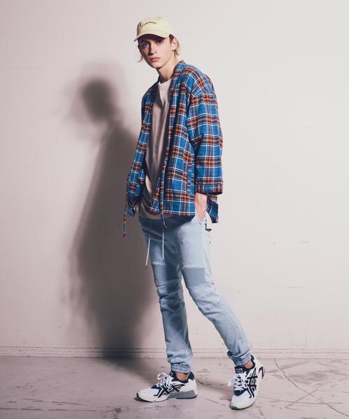 MONKEY TIME（モンキータイム）の「＜monkey time＞ DENIM BIKER SKINNY JOGGER/ジョガーパンツ ◆（デニムパンツ・メンズ・ライトブルー/コバルトブルー・SMALL/X-LARGE/LARGE/MEDIUM）」の6枚目の写真