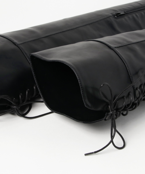 ENVYM（アンビー）の「ＬＡＣＥ ＵＰ ＬＯＮＧ ＢＯＯＴＳ（ブーツ・レディース・ブラック・22.5㎝/23.5㎝/24.5㎝）」の5枚目の写真