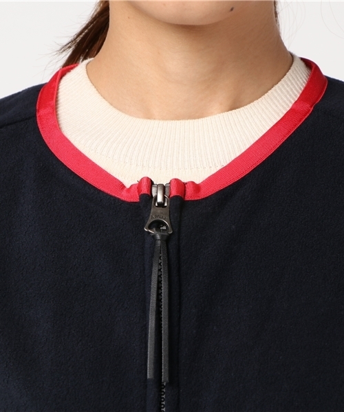 AIGLE（エーグル）の「W フリースCBライトカラーベスト（ベスト・レディース・ネイビー/カーキ・40/38/36）」の10枚目の写真