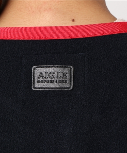 AIGLE（エーグル）の「W フリースCBライトカラーベスト（ベスト・レディース・ネイビー/カーキ・40/38/36）」の3枚目の写真