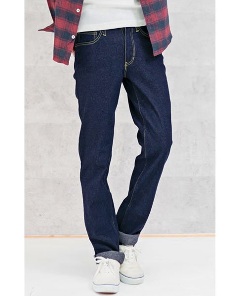MinoriTY(マイノリティ)の「【MinoriTY】ストレッチ素材スリムフィットデニムパンツ ジーンズ メンズ ゆるフィット 【フルレングス】(デニムパンツ・メンズ・ブラック/ブラック系その他/ブルー系その他/ブラック系その他2/ブルー系その他2/ブルー系その他3/ライトブラック/ライトブルー/ネイビー/ブルー/ブラック系その他3・L/M/S/XL)」の9枚目の写真