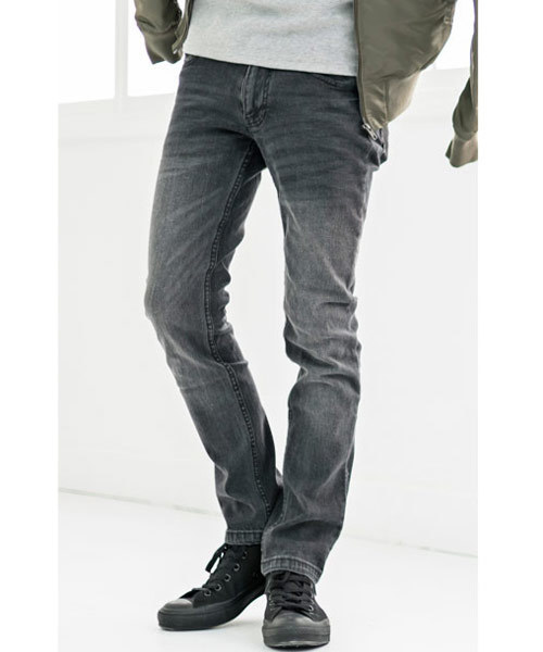 MinoriTY(マイノリティ)の「【MinoriTY】ストレッチ素材スリムフィットデニムパンツ ジーンズ メンズ ゆるフィット 【フルレングス】(デニムパンツ・メンズ・ブラック/ブラック系その他/ブルー系その他/ブラック系その他2/ブルー系その他2/ブルー系その他3/ライトブラック/ライトブルー/ネイビー/ブルー/ブラック系その他3・L/M/S/XL)」の5枚目の写真