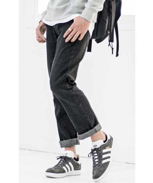 MinoriTY(マイノリティ)の「【MinoriTY】ストレッチ素材スリムフィットデニムパンツ ジーンズ メンズ ゆるフィット 【フルレングス】(デニムパンツ・メンズ・ブラック/ブラック系その他/ブルー系その他/ブラック系その他2/ブルー系その他2/ブルー系その他3/ライトブラック/ライトブルー/ネイビー/ブルー/ブラック系その他3・L/M/S/XL)」の2枚目の写真