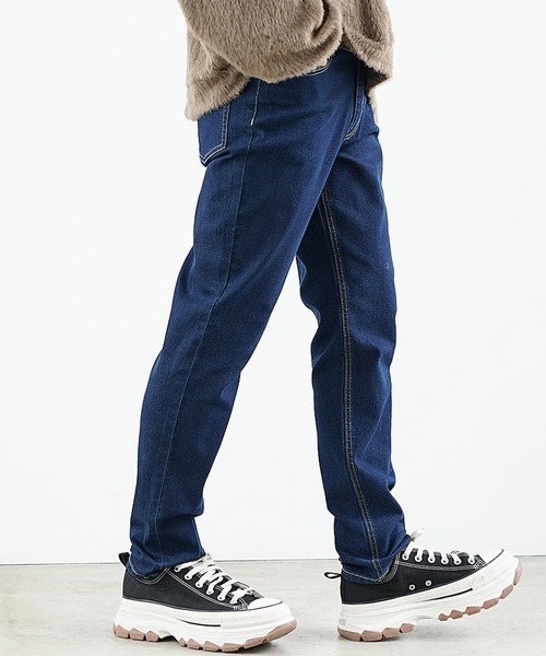 MinoriTY】ストレッチ素材スリムフィットデニムパンツ ジーンズ メンズ