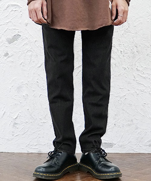 MinoriTY(マイノリティ)の「【MinoriTY】ストレッチ素材スリムフィットデニムパンツ ジーンズ メンズ ゆるフィット 【フルレングス】(デニムパンツ・メンズ・ブラック/ブラック系その他/ブルー系その他/ブラック系その他2/ブルー系その他2/ブルー系その他3/ライトブラック/ライトブルー/ネイビー/ブルー/ブラック系その他3・L/M/S/XL)」の6枚目の写真