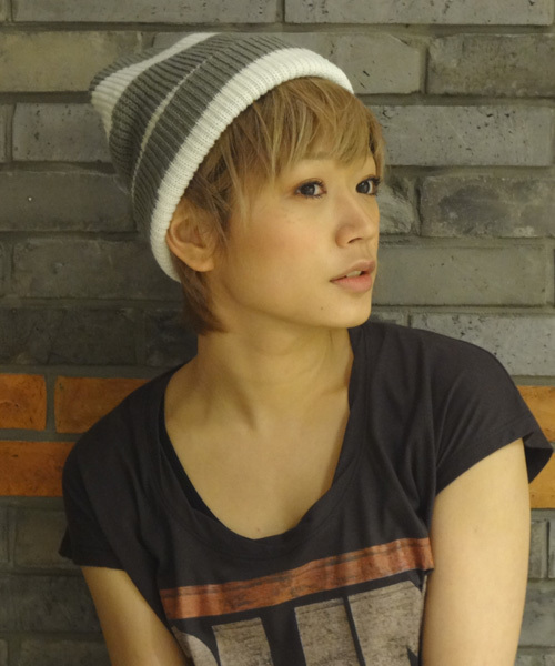CIAOPANIC（チャオパニック）の「【(WEB)限定タイムセール】　KNITCAP（ニットキャップ/ビーニー・レディース・グリーン/グレー/レッド/ベージュ/グレー系その他/ブルー/ネイビー/ブラック/パープル/ホワイト/イエロー/ブラック系その他/チャコールグレー/ライトグレー/ベージュ系その他/グリーン系その他/ブルー系その他/レッド系その他/ホワイト系その他/イエロー系その他/パープル系その他/ダークブルー/ライトグリーン/ワインレッド/ライトイエロー/ライトパープル/オレンジ/ホワイト×イエロー/ホワイト×グレー/ホワイト×レッド/ホワイト×ネイビー/ホワイト×ブルー/その他・FREE）」の5枚目の写真