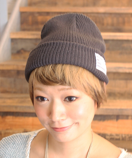 CIAOPANIC（チャオパニック）の「【(WEB)限定タイムセール】　KNITCAP（ニットキャップ/ビーニー・レディース・グリーン/グレー/レッド/ベージュ/グレー系その他/ブルー/ネイビー/ブラック/パープル/ホワイト/イエロー/ブラック系その他/チャコールグレー/ライトグレー/ベージュ系その他/グリーン系その他/ブルー系その他/レッド系その他/ホワイト系その他/イエロー系その他/パープル系その他/ダークブルー/ライトグリーン/ワインレッド/ライトイエロー/ライトパープル/オレンジ/ホワイト×イエロー/ホワイト×グレー/ホワイト×レッド/ホワイト×ネイビー/ホワイト×ブルー/その他・FREE）」の14枚目の写真