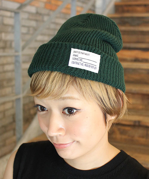 CIAOPANIC（チャオパニック）の「【(WEB)限定タイムセール】　KNITCAP（ニットキャップ/ビーニー・レディース・グリーン/グレー/レッド/ベージュ/グレー系その他/ブルー/ネイビー/ブラック/パープル/ホワイト/イエロー/ブラック系その他/チャコールグレー/ライトグレー/ベージュ系その他/グリーン系その他/ブルー系その他/レッド系その他/ホワイト系その他/イエロー系その他/パープル系その他/ダークブルー/ライトグリーン/ワインレッド/ライトイエロー/ライトパープル/オレンジ/ホワイト×イエロー/ホワイト×グレー/ホワイト×レッド/ホワイト×ネイビー/ホワイト×ブルー/その他・FREE）」の19枚目の写真