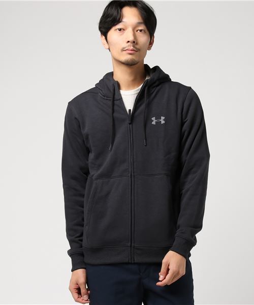 UNDER ARMOUR（アンダーアーマー）の「スウェットパーカー UA THREADBORNE FZ HOODIE                                                                                                                               1299134（パーカー・メンズ・ダークグリーン/ダークグレー/グレー・3L/L/M/S/LL）」の8枚目の写真