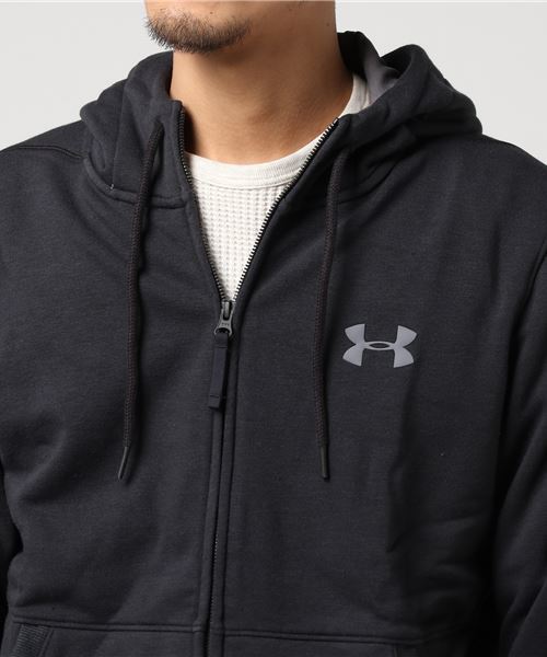 UNDER ARMOUR（アンダーアーマー）の「スウェットパーカー UA THREADBORNE FZ HOODIE                                                                                                                               1299134（パーカー・メンズ・ダークグリーン/ダークグレー/グレー・3L/L/M/S/LL）」の6枚目の写真