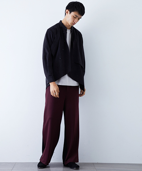 ETHOSENS（エトセンス）の「【ETHOSENS】2トーンワイドスラックス 