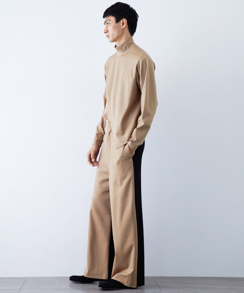 ETHOSENS（エトセンス）の「【ETHOSENS】2トーンワイドスラックス 