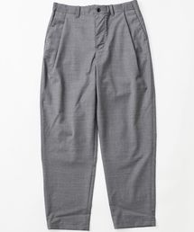 SHIPS×STILL BY HAND: 別注 ウール 1タック リラックス テーパード イージーパンツ□