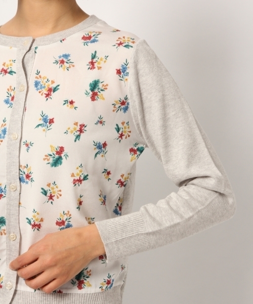 GLOBAL WORK（グローバルワーク）の「12ゲージフハクコンビカーディガン長袖/779365（カーディガン/ボレロ・レディース・ホワイト/ライトグレー/ネイビー・MEDIUM/LARGE）」の13枚目の写真