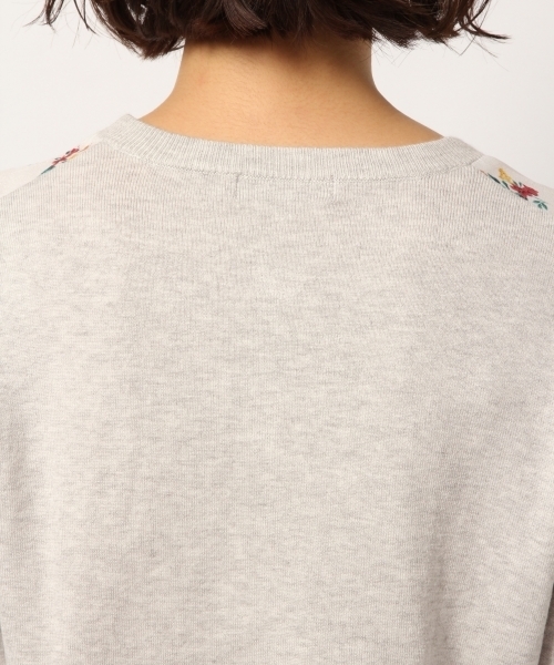 GLOBAL WORK（グローバルワーク）の「12ゲージフハクコンビカーディガン長袖/779365（カーディガン/ボレロ・レディース・ホワイト/ライトグレー/ネイビー・MEDIUM/LARGE）」の12枚目の写真