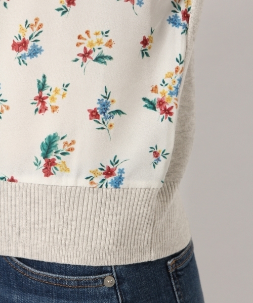 GLOBAL WORK（グローバルワーク）の「12ゲージフハクコンビカーディガン長袖/779365（カーディガン/ボレロ・レディース・ホワイト/ライトグレー/ネイビー・MEDIUM/LARGE）」の11枚目の写真